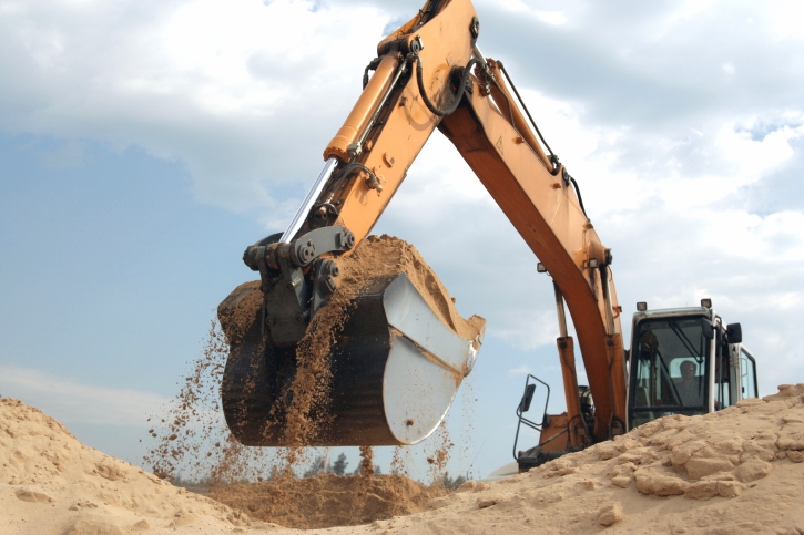 Dirt excavation in Lafayette, LA Excavator